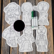 Spidey Boy & Friends Doodle Set