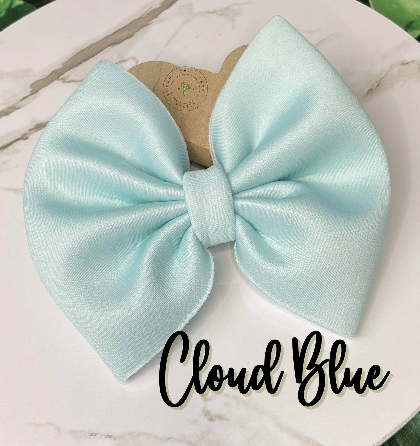 Solid Classic Puff Bows