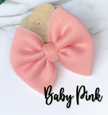 Solid Classic Puff Bows